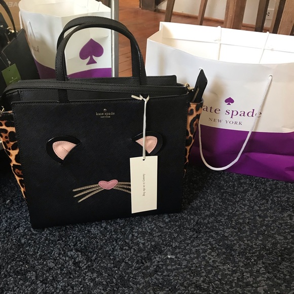Sold Kate Spade Run Wild Leopard Hayden Satchel - Picture 6 of 6